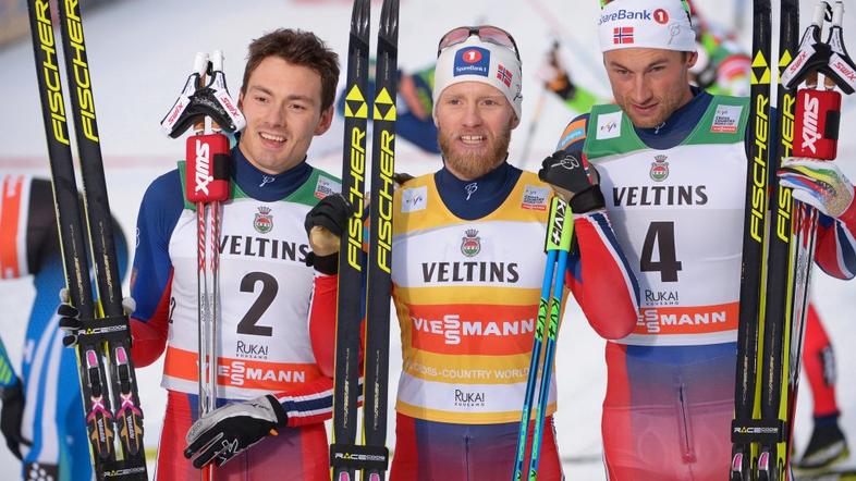 Hagen Krogh, Martin Johnsrud Sundby, Petter Northug, Ruka