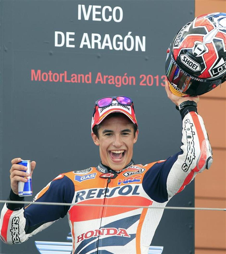 Marquez Repsol Honda motoGP moto GP VN Aragonije Aragonija Španija | Avtor: EPA