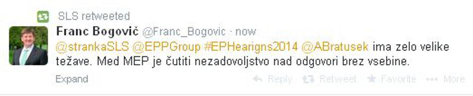 Odzivi na Bratuškovo na Twitterju | Avtor: Reševalni pas/Twitter