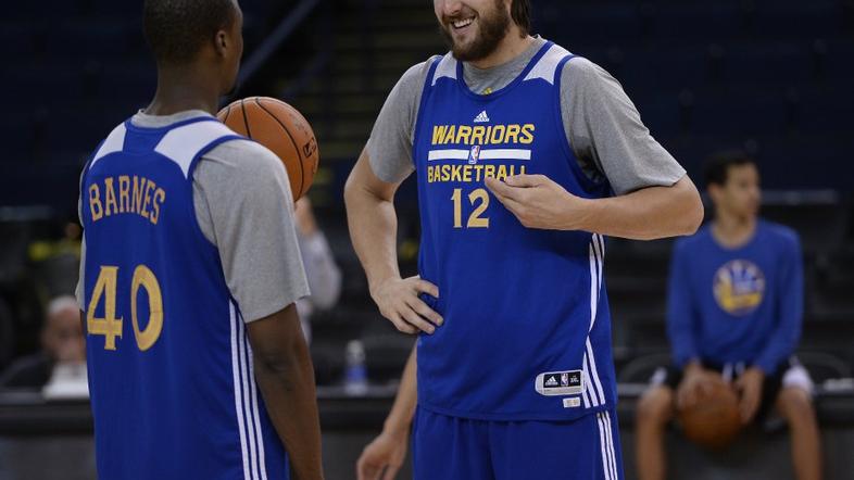 Harrison Barnes Andrew Bogut