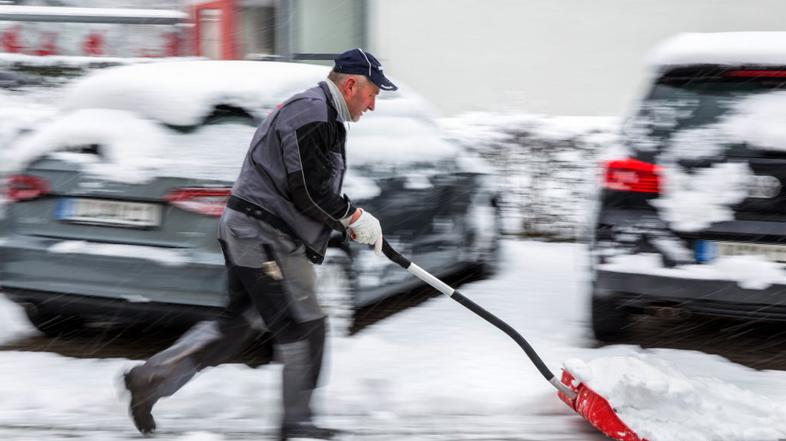 Prvoaprilski sneg v Nemčiji
