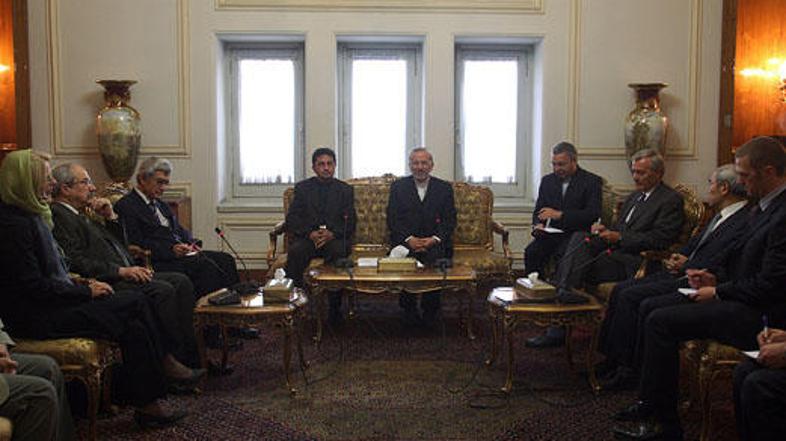 Iranski zunanji minister se je v Teheranu na pogovorih o jedrskem orožju srečal 