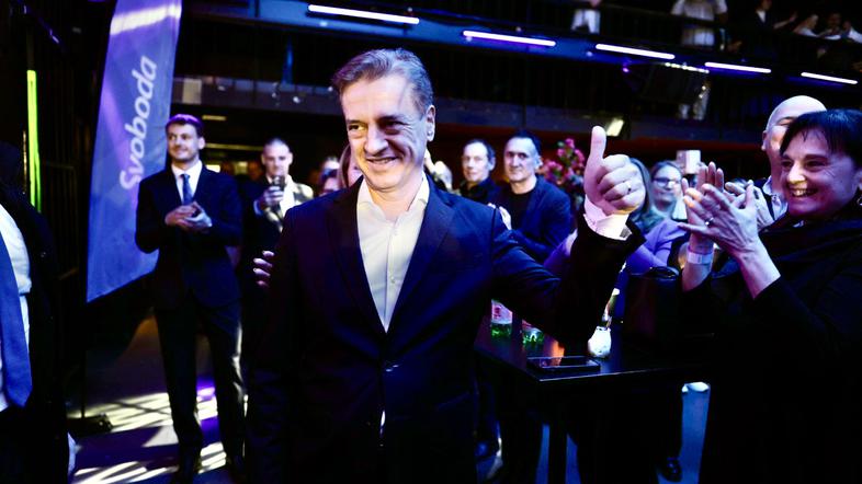 parlamentarne volitve 2026 gibanje svoboda, robert golob