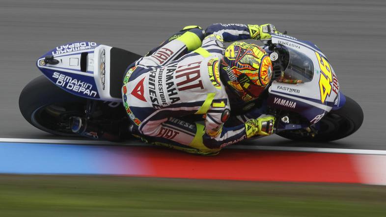 Valentino Rossi bo v Ameriki znova nevaren za najvišja mesta. (Foto: Reuters)