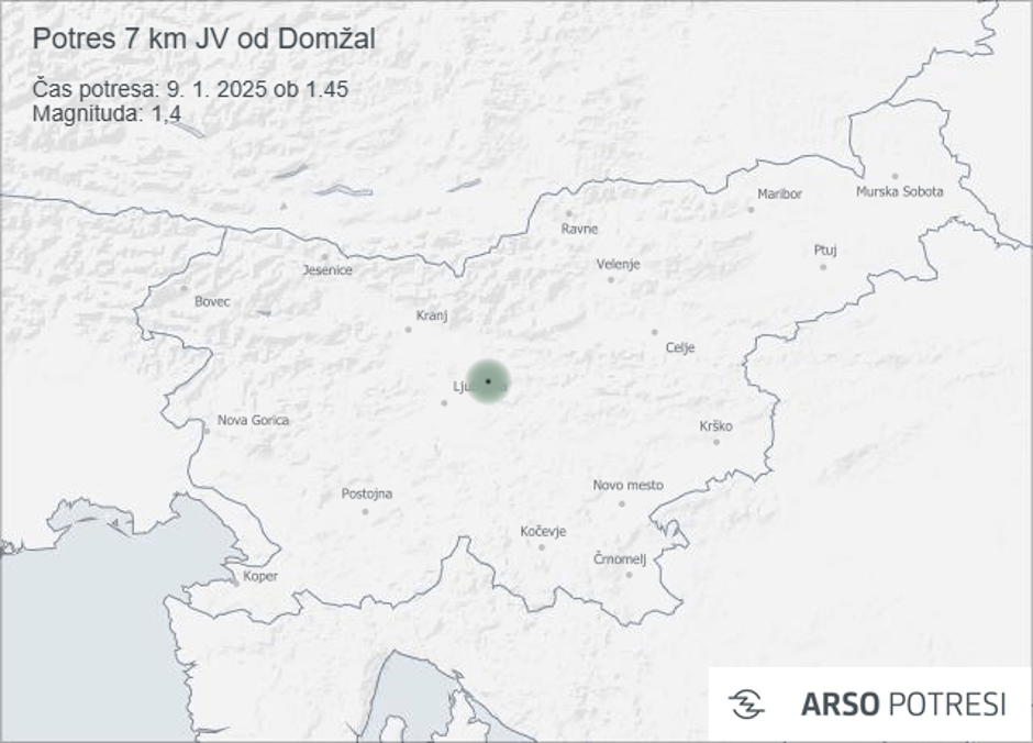 potres Domžale | Avtor: Arso