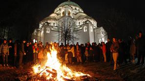 pravoslavni bozic srbija badnjak