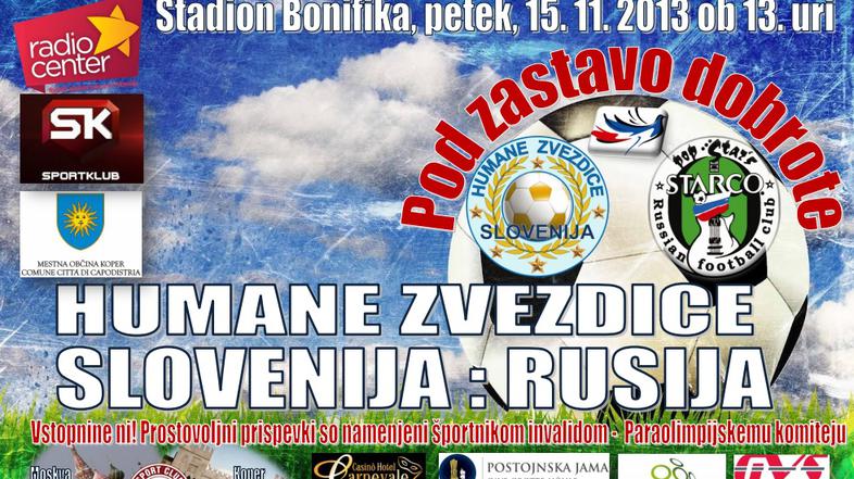 Pod zastavo dobrote Humane zvezdice Rusija Bonifika Koper