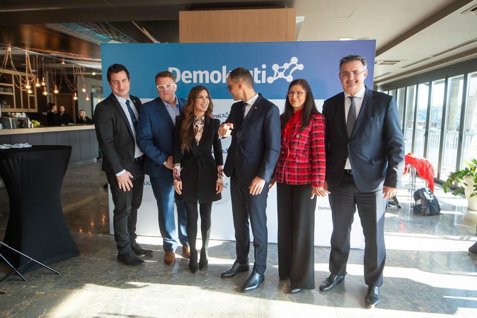 Demokrati, Anže Logar, Eva Irgl, Romana Jordan | Avtor: Anže Petkovšek