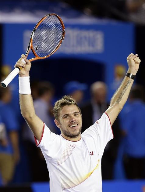 Wawrinka finale OP Avstralije grand slam Melbourne pozdrav začetek tekme