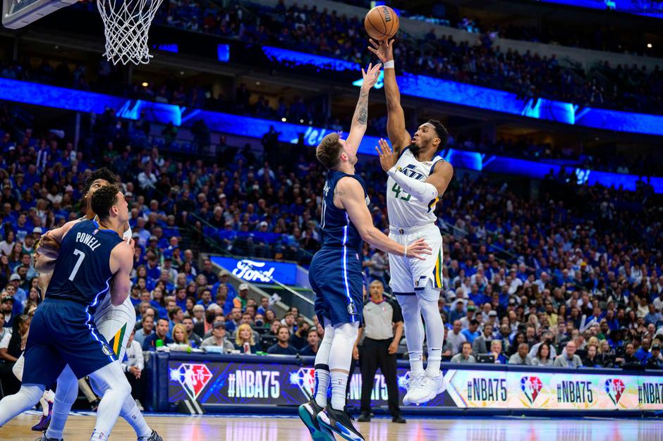 Luka Dončić Donovan Mitchell | Avtor: Profimedia