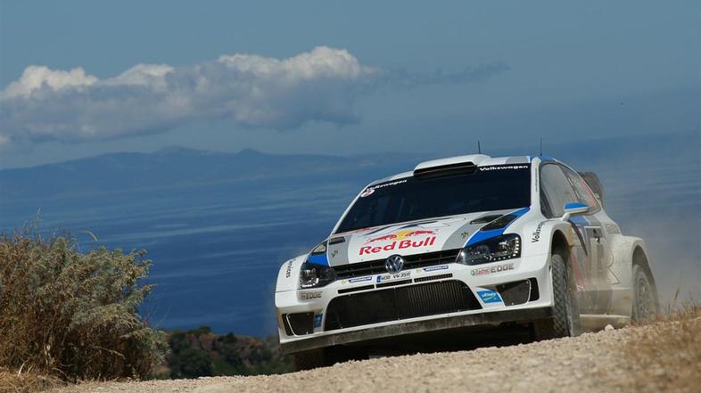 Ogier Volkswagen Polo Sardinija Olbia WRC reli