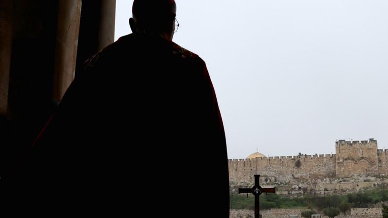 Pierbattista Pizzaballa cvetna nedelja Jeruzalem