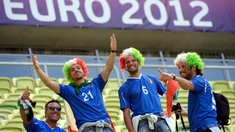 Španija Italija Gdansk Euro 2012 navijači