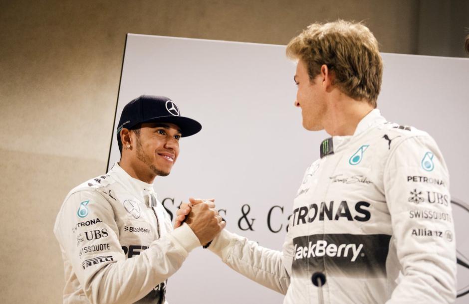 Hamilton Rosberg Mercedes | Avtor: EPA