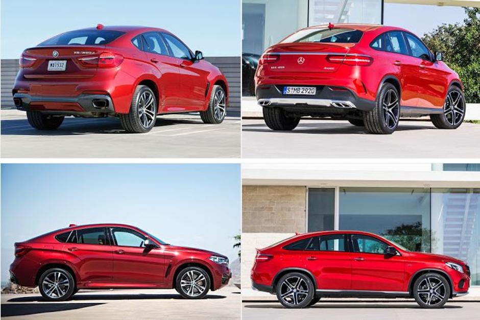 BMW X6 in Mercedes-Benz GLE coupe | Avtor: BMW/Mercedes-benz