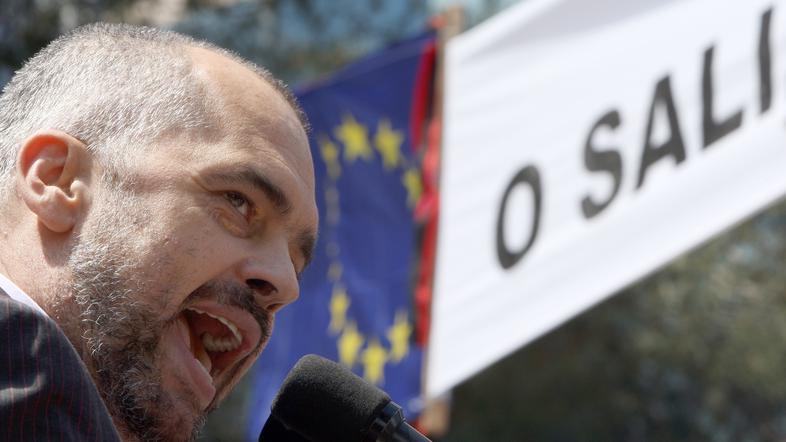 Opozicijski voditelj Edi Rama se poteguje za prvega moža prestolnice. (Foto: EPA