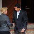 Kolinda Grabar Kitarović in Borut Pahor