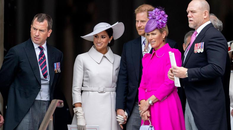 princ harry, meghan markle, zara tindall, mike tindall