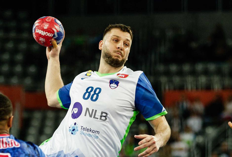 rokomet SP Zelenortski otoki-Slovenija, Aleks Vlah | Avtor: Saša Despot