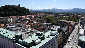 Ljubljana 01.09.10, Ljubljana, mesto, grad, center, panorama, foto: Benjamin Kov