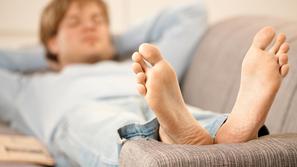 moški, spanje, kavč, zofa