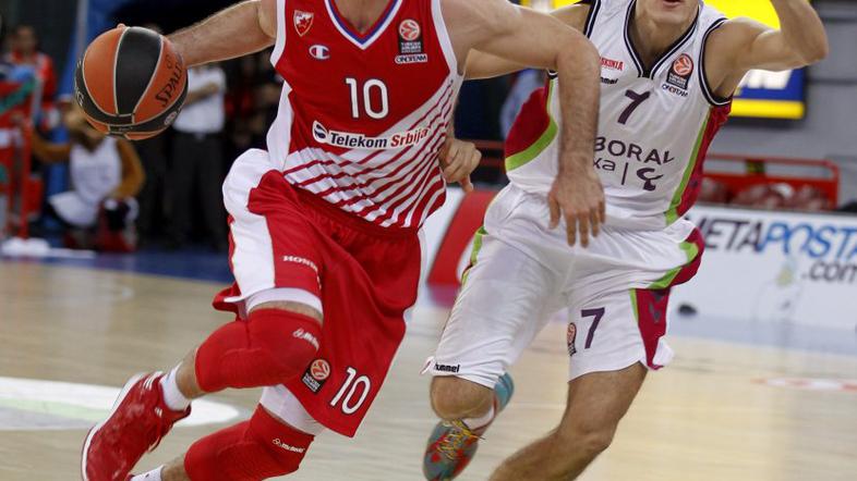 Branko Lazić Devon van Oostrum Laboral Kutxa Vitoria Crvena zvezda Evroliga