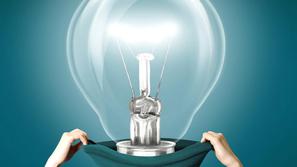 spomin, možgani, glava, žarnica