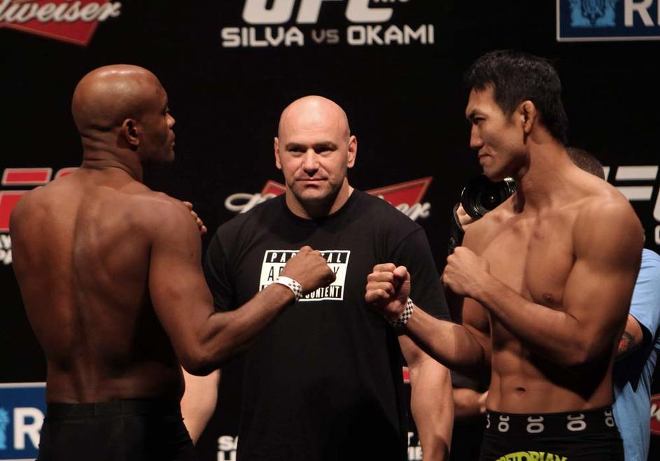 Anderson Silva Yushin Okami UFC