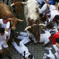 Festival San Fermin v španski Pamploni.