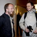 Ustanovitelja The Pirate Bay Gottfrid Svartholm Warg (levo) in Peter Sunde (desn