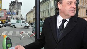 Zoran Janković na mestnem avtobusu LPP