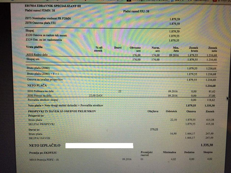Plača zdravnika specializanta | Avtor: zdravnmik specializant