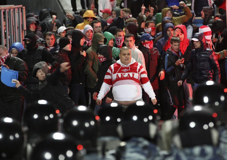 Spartak Moskva navijači huligani Šinik Jaroslavl svastika nacizem