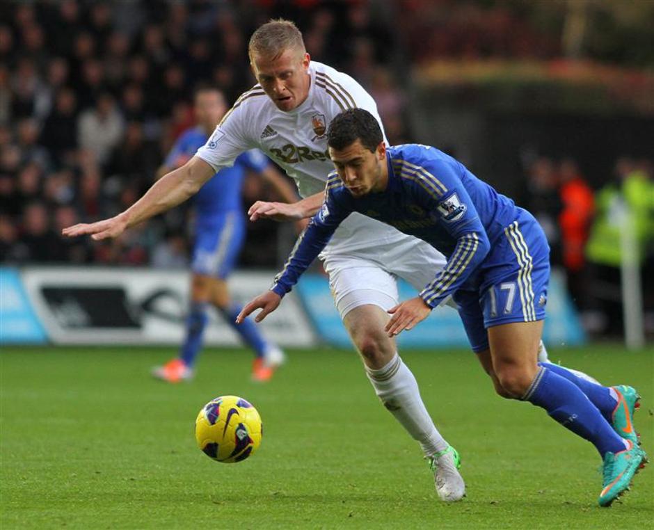 swansea chelsea eden hazard garry monk | Avtor: EPA