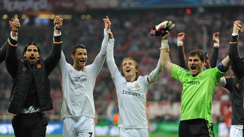 Casillas Modrić Ronaldo Khedira Bayern München Real Madrid Liga prvakov polfinal