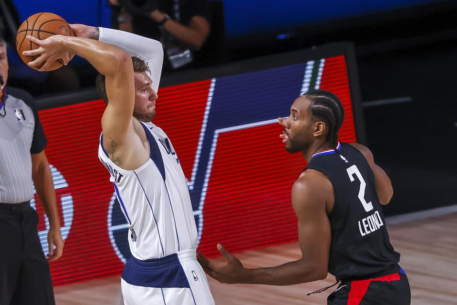 Luka Dončić Kawhi Leonard Mavs Clippers | Avtor: Epa