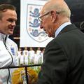 Rooney Bobby Charlton Anglija Slovenija 100. nastop