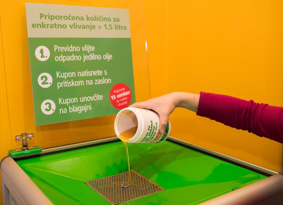 oddaja odpadnega olja | Avtor: Spar