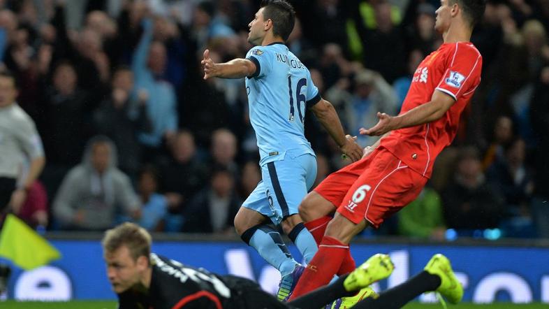 Manchester City Liverpool Agüero Lovren Mignolet