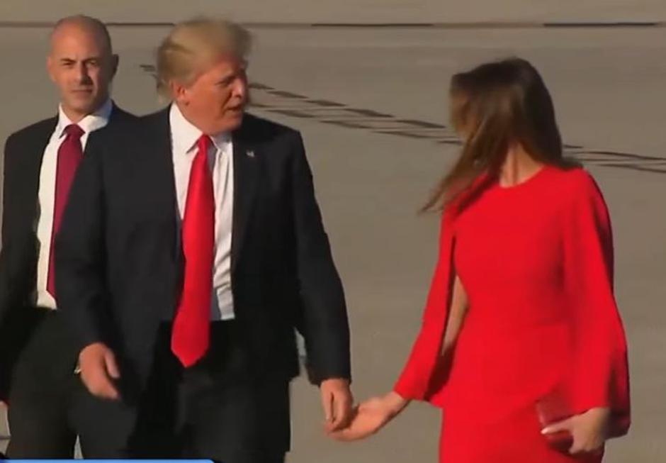 Melanija in Trump | Avtor: Youtube/Fox10