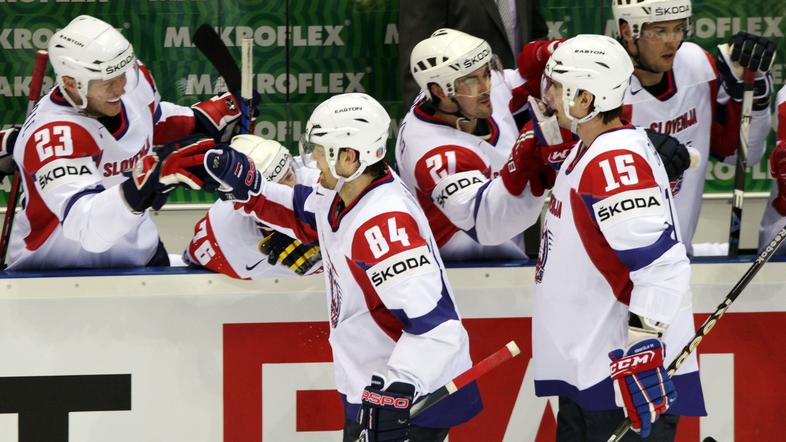 Slovenci so na prvih dveh tekmah na SP prikazali odlični predstavi. (Foto: EPA)