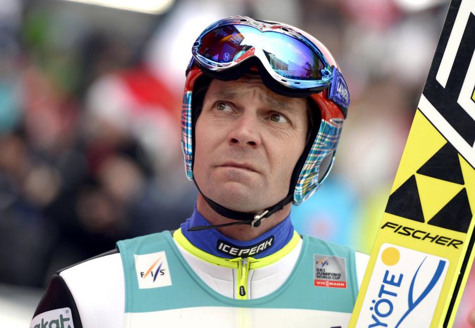 Ahonen smučarski skoki Engelberg | Avtor: EPA