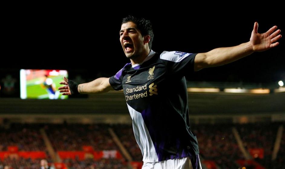 Suarez Southampton Liverpool Premier League Anglija liga prvenstvo