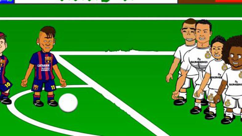 Messi kot Wally el Clasico Real Madrid Barcelona