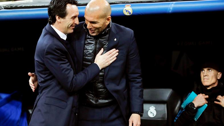 unai emery zinedine zidane