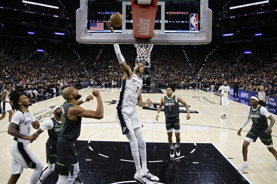 Victor Wembanyama Spurs Wolves | Avtor: Profimedia