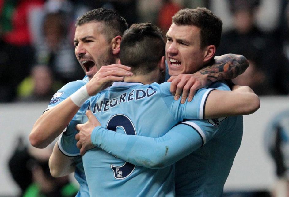 Negredo Kolarov Džeko Newcastle United Manchester City Premier League Anglija li