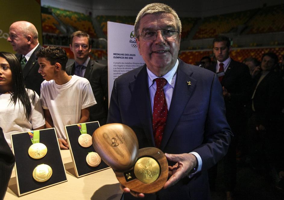 Thomas Bach medalje Rio 2016