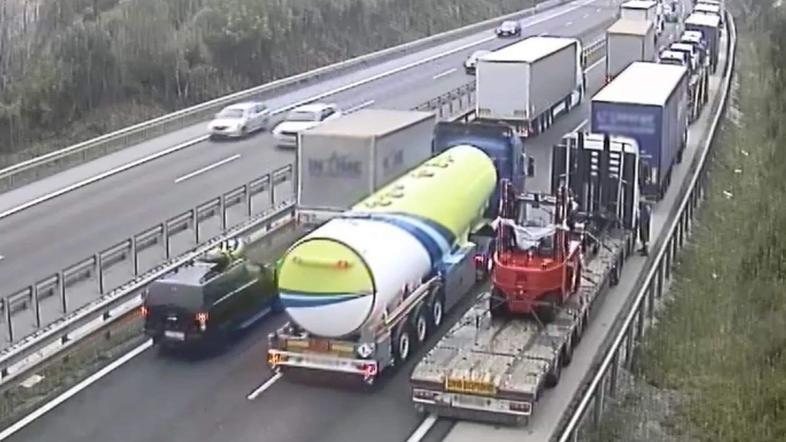 Prometna nesreča na Vrhniki