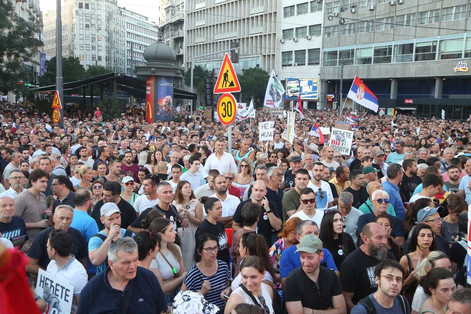 Beograd Srbija protest Rio Tinto | Avtor: Profimedia